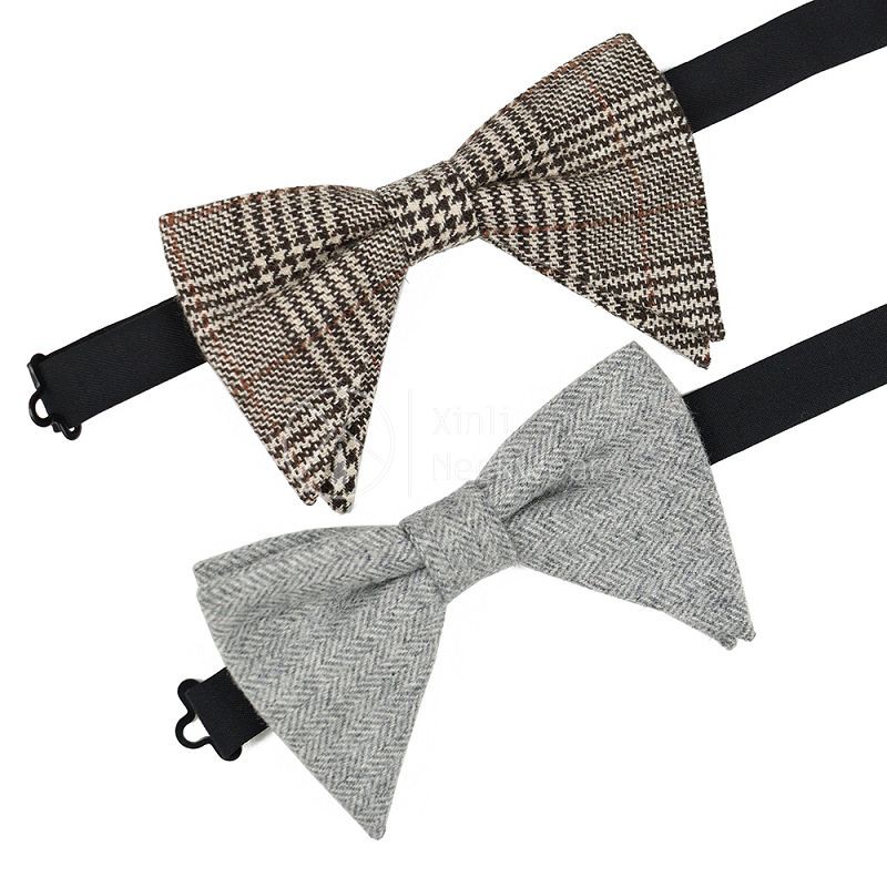 Men'S Striped Bow Tie