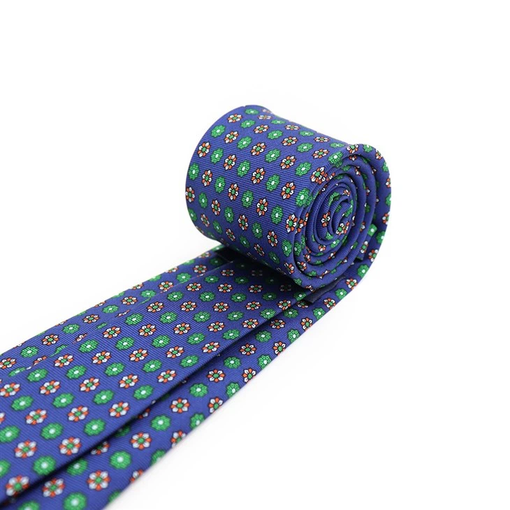 Mens Floral Skinny Tie