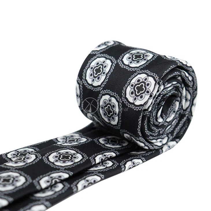 Flower Print Tie